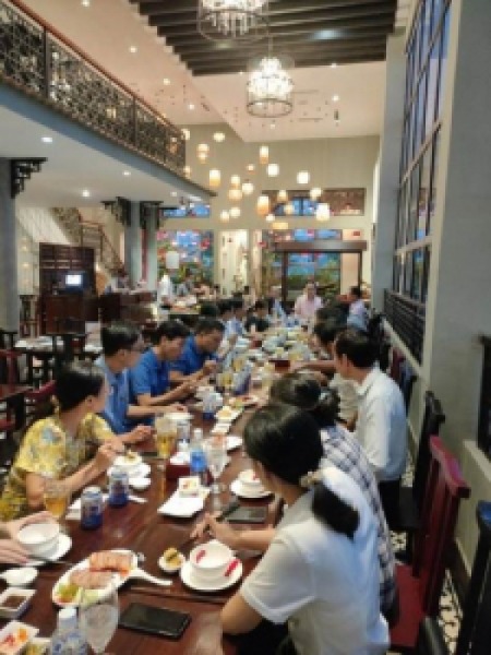 Organizing a Reception Party to Welcome Mr. Murakami - SUNTEL Strategy Director to SOECO