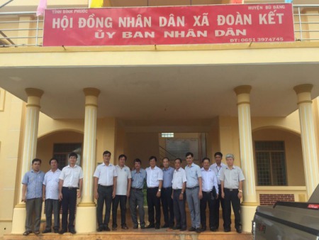 SOECO TRAO TẶNG MÁY PHOTOCOPY BIZHUB 266 CHO UBND XÃ ĐOÀN KẾT, HUYỆN BÙ ĐẰNG, TỈNH BÌNH PHƯỚC