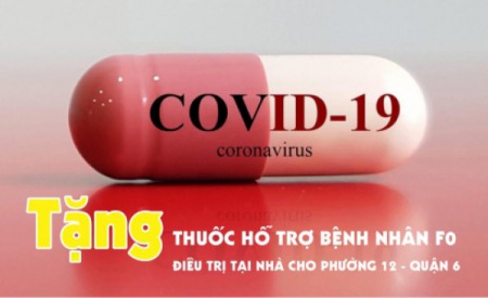 Providing 400 medication packages to support F0 patients for at-home treatment in Ward 12 - District 6.