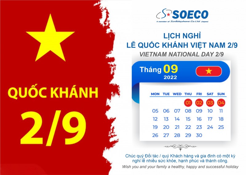 HAPPY VIETNAM NATIONAL DAY 2/9